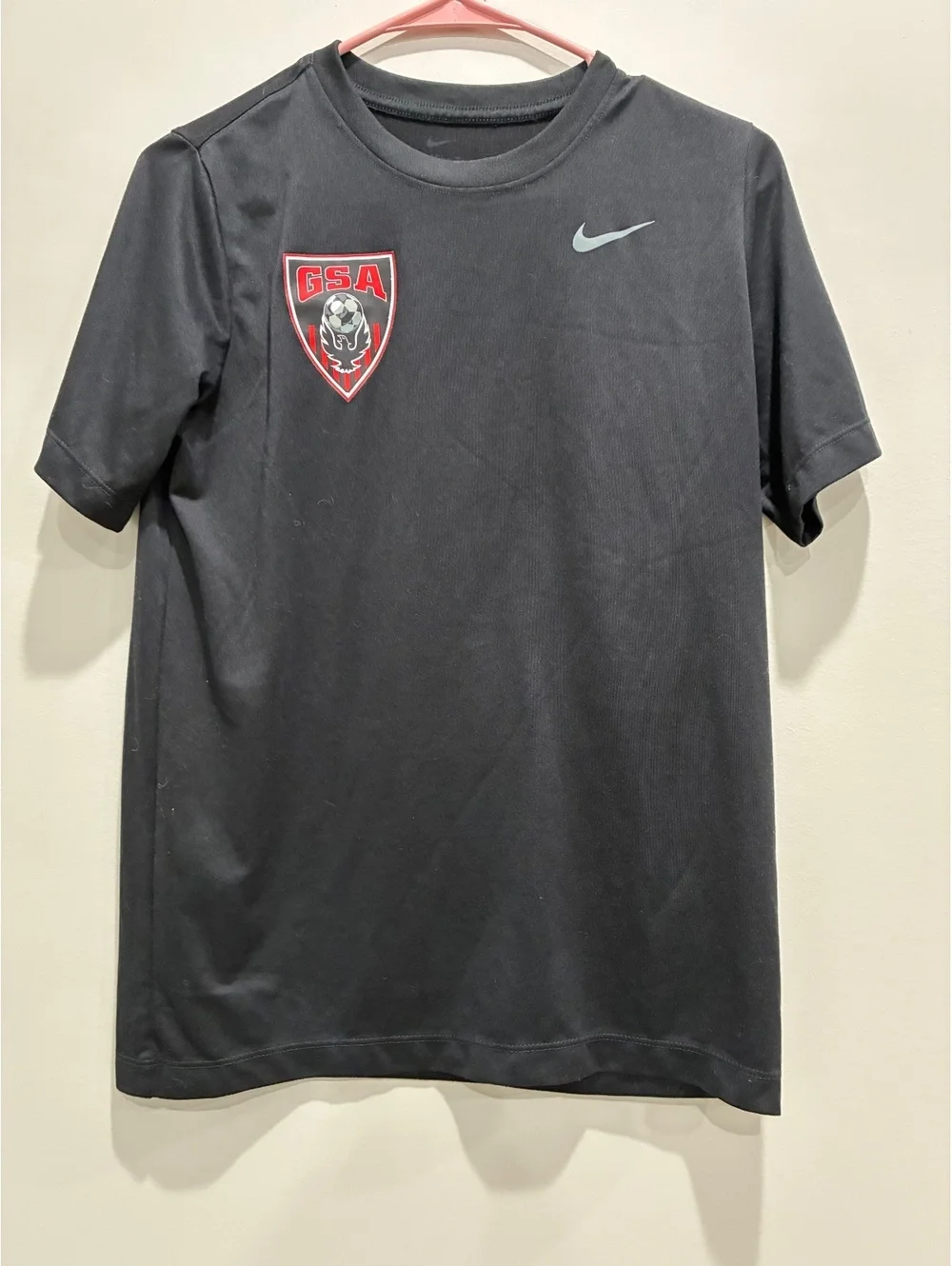 Nike Dri-FIT The Nike Tee Black Soccer Shirt XL